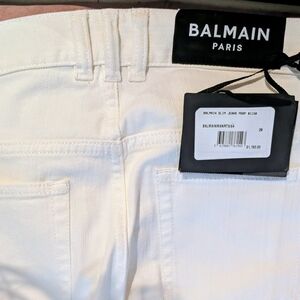Balmain White Jeans